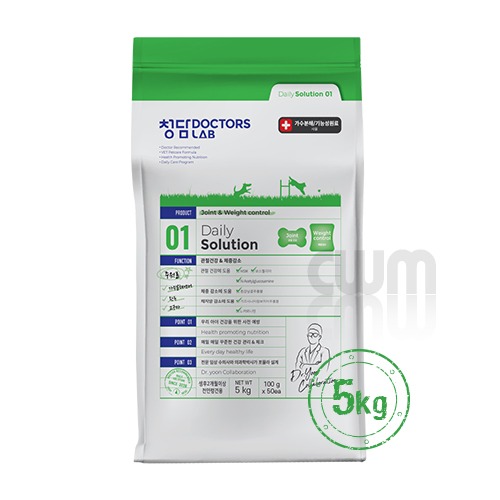청담닥터스랩 데일리솔루션01 사료 조인트&웨이트5kg