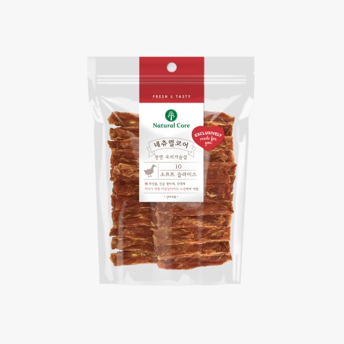 네츄럴코어 천연 오리소프트슬라이스180g