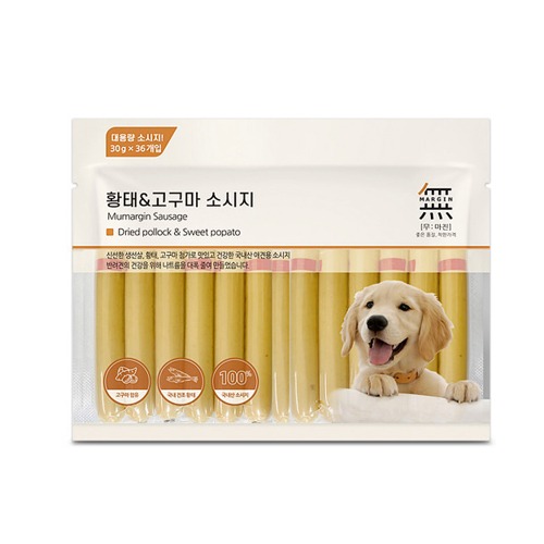 바우와우 無마진 황태고구마소시지36p