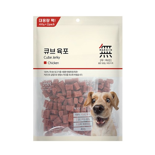 바우와우 無마진 육포(치킨)800g