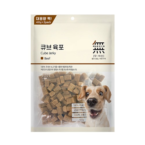 바우와우 無마진 육포(소고기)800g