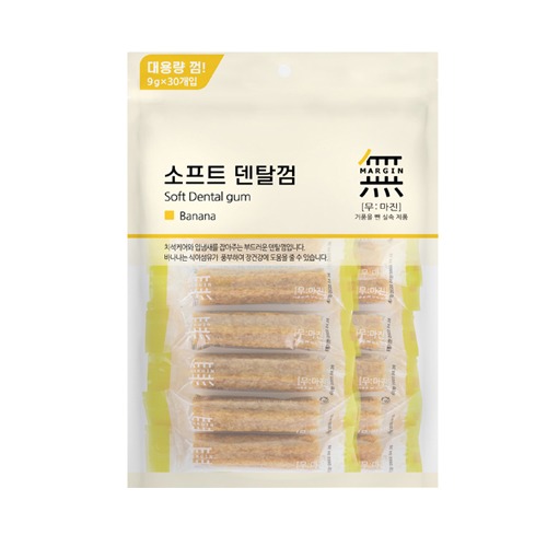 바우와우 無마진 소프트덴탈껌(바나나)30p