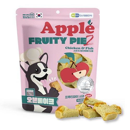 멍냥빌리지 프루티파이(사과)100g
