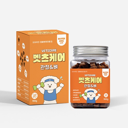 버러독 벳츠케어 영양제(관절&뼈)160g