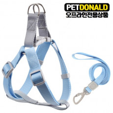 펫도널드 독 마카롱하네스세트-블루(M)