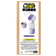 펫도널드 펫 휴대용물병(2in1)350ml+200ml (퍼플)