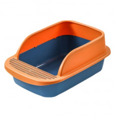 펫도널드 세미발판화장실 대형(블루) [모래삽포함]