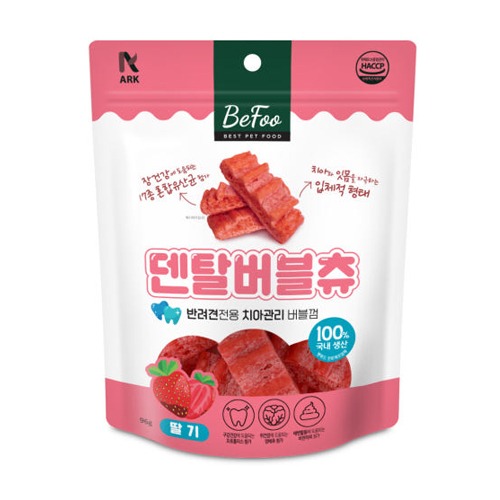 베푸 덴탈버블츄(딸기)96g