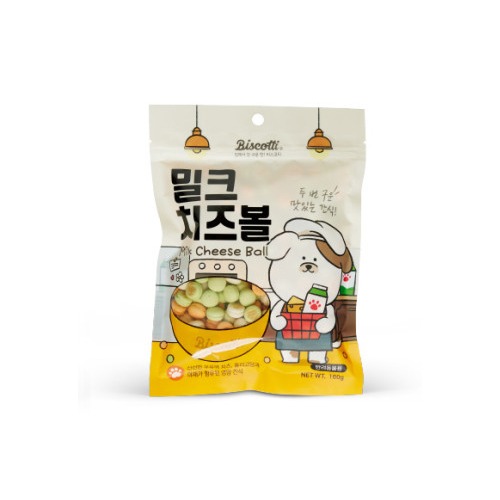 비스코티 비스킷160g (밀크&치즈볼)