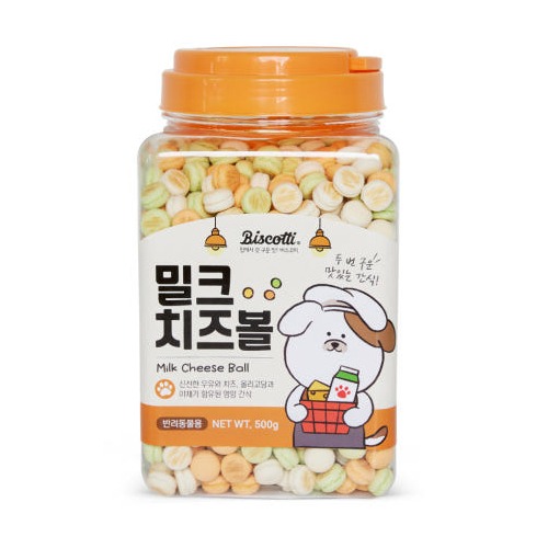 비스코티 비스킷500g (밀크치즈볼)