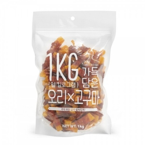 슈퍼츄 가득담은오리X고구마1kg
