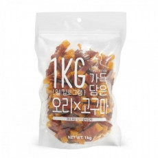 슈퍼츄 가득담은오리X고구마1kg