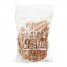 슈퍼츄 가득담은닭가슴살슬라이스1kg