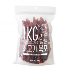 슈퍼츄 가득담은소고기육포1kg